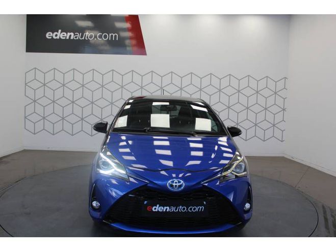 Toyota Yaris Hybride 100h Collection bleu de 2017