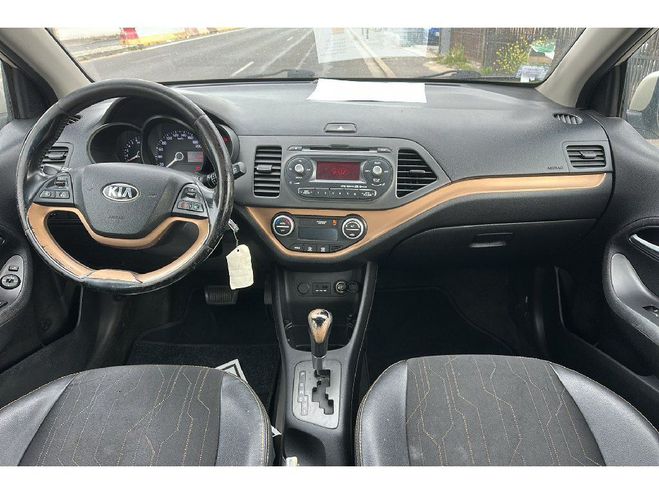 Kia Picanto 1.25L 85 ch Premium BVA BLANC NACRE de 2013