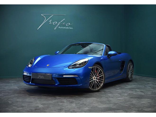 Porsche Boxster S 718 I 2.5 350CH PDK I Chrono I Cam�ra  BLEU FONCE de 2017