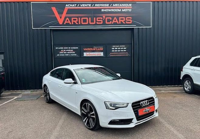 Audi A5 Sportback 2.0 TFSI 225 CH S LINE EURO6 Blanc de 2014