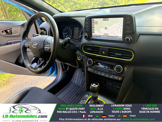 Hyundai Kona 1.6 T-GDi 177 BVA Bleu M�tallique de 2019