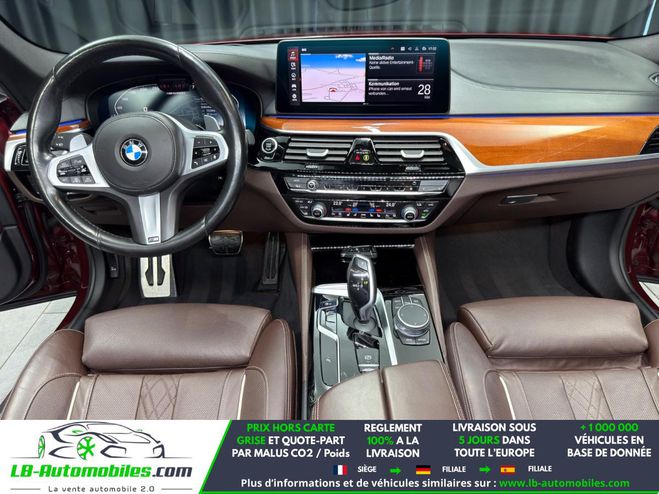 BMW Serie 5 M550i xDrive 530 ch BVA Rouge M�tallique de 2020
