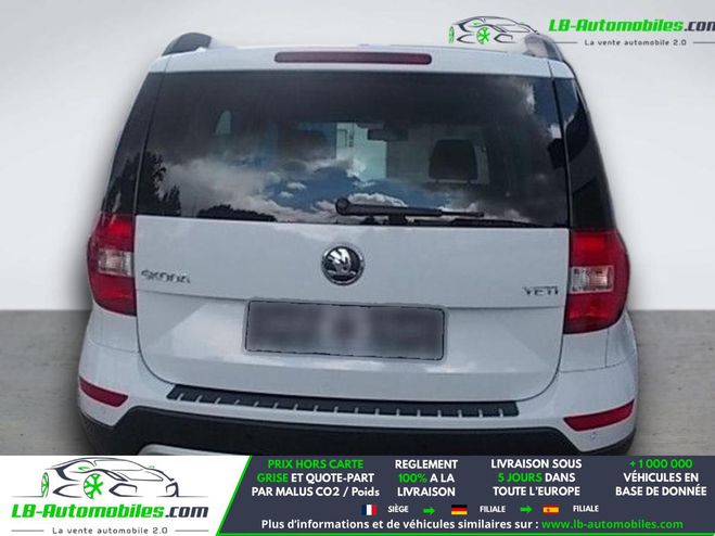 Skoda Yeti 2.0 TDI 110 BVM Blanc M�tallique de 2014