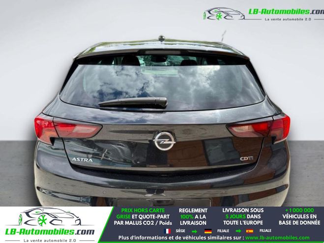 Opel Astra 1.6 CDTI 110 ch Noir M�tallique de 2016