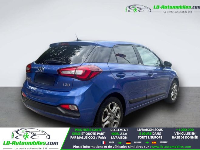 Hyundai I20 1.2 84 Bleu M�tallique de 2020