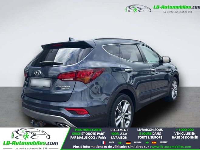 Hyundai Santa Fe 2.2 CRDi 200 BVA Bleu M�tallique de 2018
