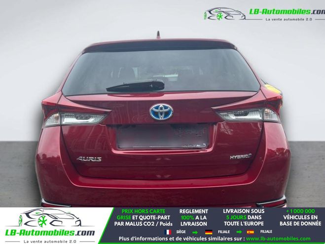 Toyota Auris Hybride 136 ch Rouge M�tallique de 2019