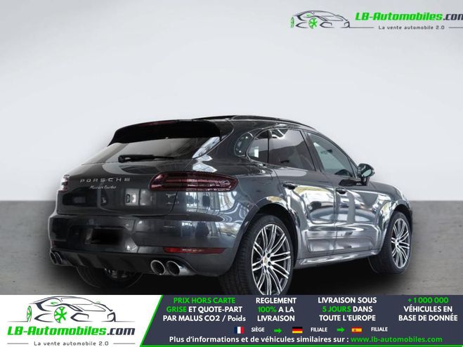 Porsche Macan Turbo 3.6 V6 400 ch Gris M�tallique de 2017
