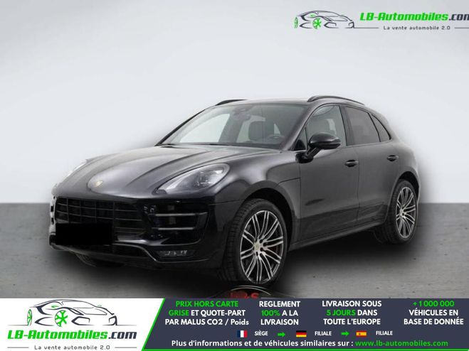 Porsche Macan Turbo 3.6 V6 400 ch Noir M�tallique de 2017