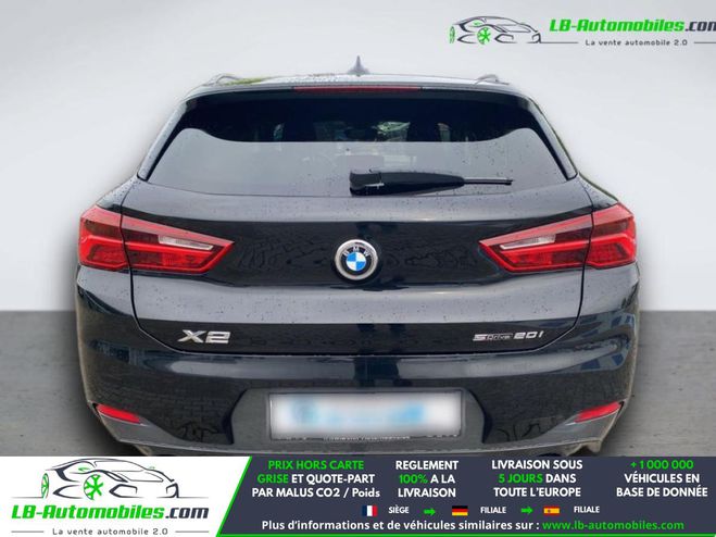 BMW X2 xDrive 20i 192 ch BVA Noir M�tallique de 2020