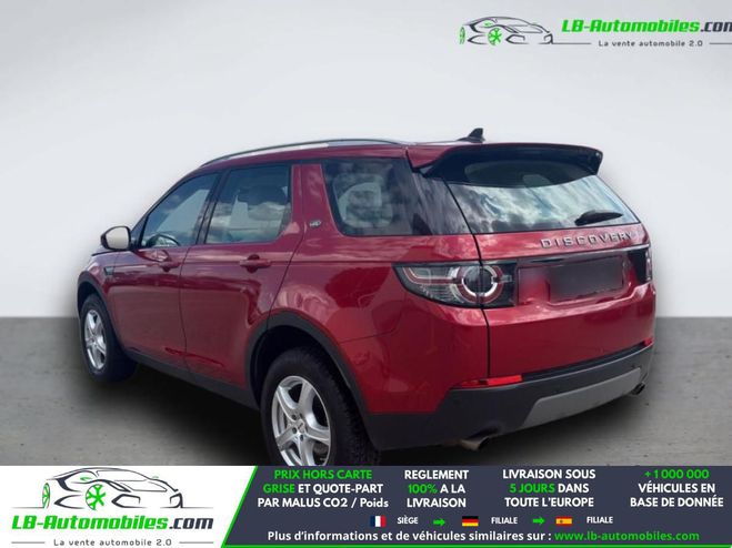 Land rover Discovery TD4 150ch BVM Rouge M�tallique de 2016