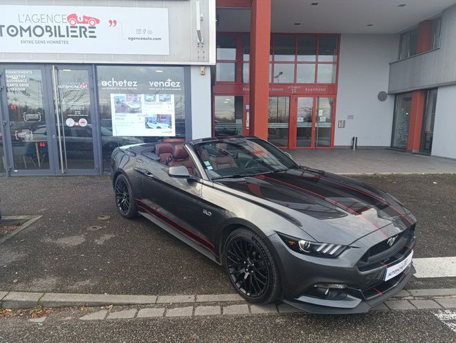 Ford Mustang Fastback VI CABRIOLET 5.0 V8 421 cv GT B Gris de 2016