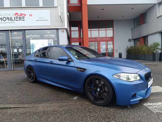 BMW M5 (F10) 4.4 Turbo V8 DKG7 560 cv Bo�te aut Bleu de 2012