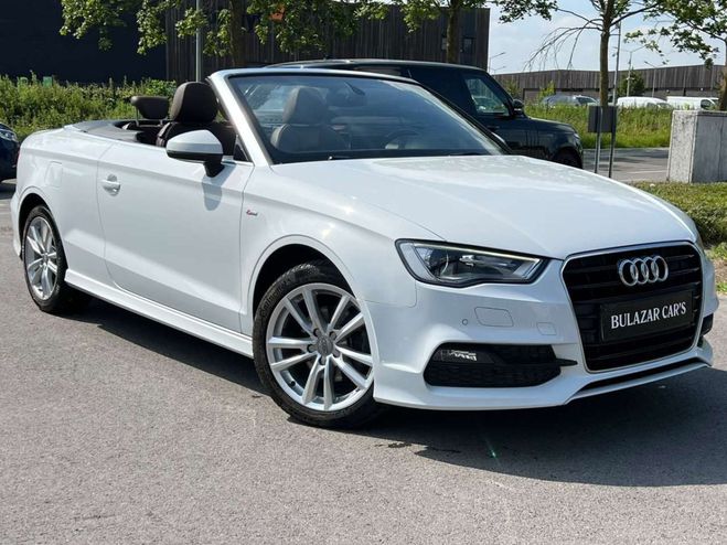 Audi A3 Cabriolet 1.6 TDi S line GARANTI ECRAN C Blanc M�tallis� de 