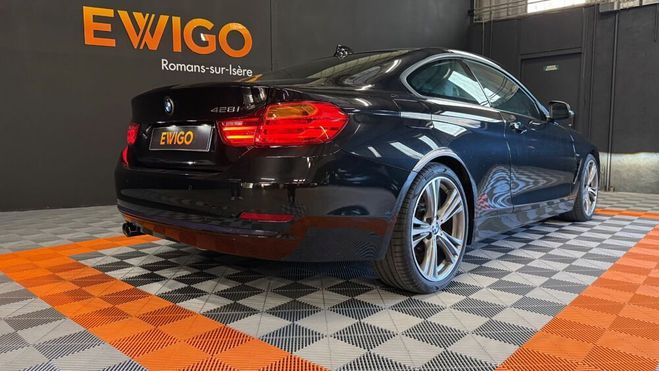 BMW Serie 4 COUPE 2.0 428i 245ch Ethanol MODE SPORT  Noir de 2014