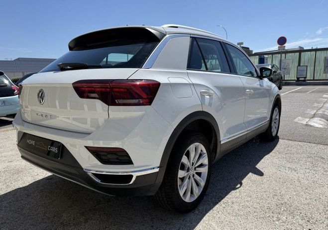 Volkswagen T Roc 2.0 TDI 150CH CARAT DSG7 EURO6D-T Blanc de 2019