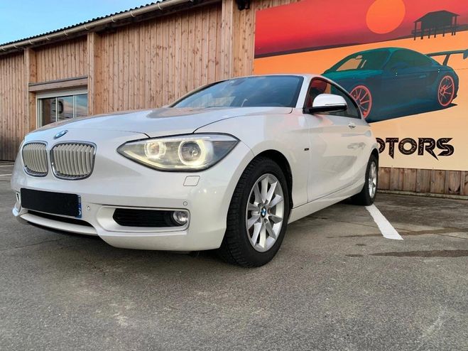 BMW Serie 1 2.0 120 D 185 URBAN LIFE Blanc de 2013
