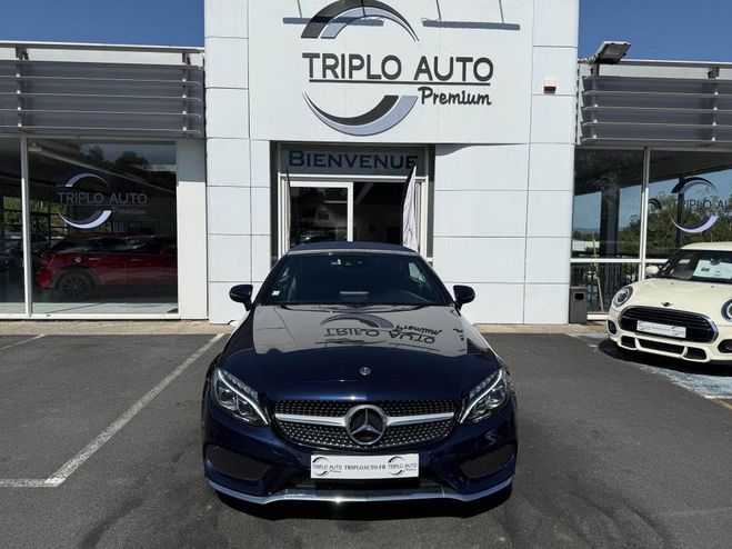 Mercedes Classe C Cabriolet 220 d - BVA 9G-Tronic - Sportl BLEU FONCE de 2018