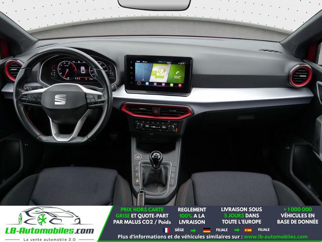 Seat Ibiza 1.0 EcoTSI 110 ch  BVM Rouge M�tallique de 2022