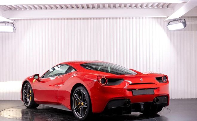 Ferrari 488 GTB V8 Bi-turbo 670ch | Immatriculation  Rouge de 2017