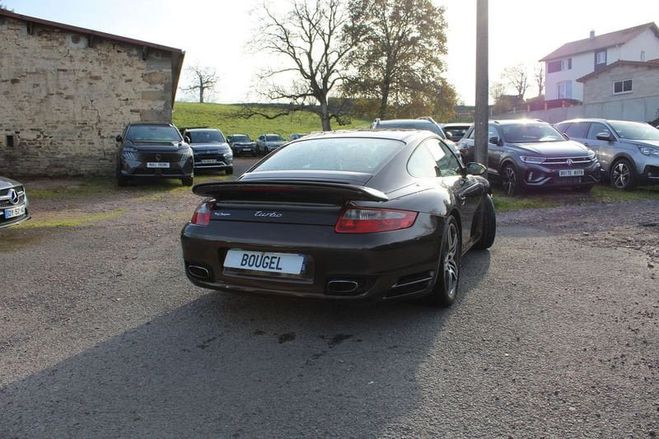 Porsche 911 COUPE (997) TURBO GPS 480 CV PACK CHRONO Brun de 2008
