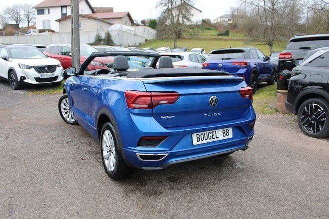 Volkswagen T Roc Cabriolet TSI 150 CV 1L5 EVO R-LINE BOIT Bleu de 2021