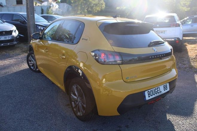 Peugeot 208 III E-ELECTRIQUE 136 CV STYLE CAM�RA 180 Jaune de 2021