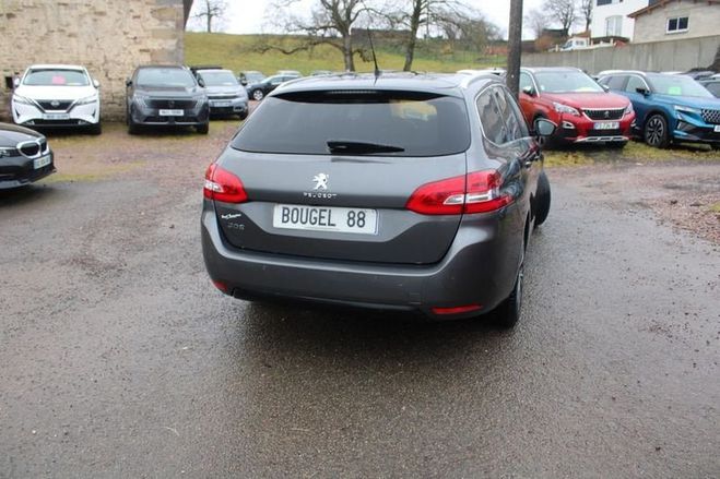 Peugeot 308 SW III ALLURE 1L6 HDI 120 CV GPS 3D CLIM Gris de 2017