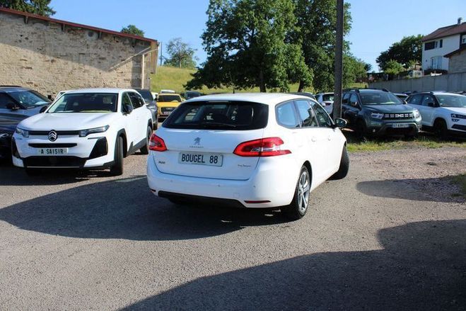 Peugeot 308 SW III ACTIVE 110 CV ESSENCE CLIM GPS 3D Blanc de 2018
