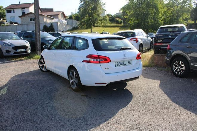 Peugeot 308 SW III ACTIVE 110 CV ESSENCE CLIM GPS 3D Blanc de 2018