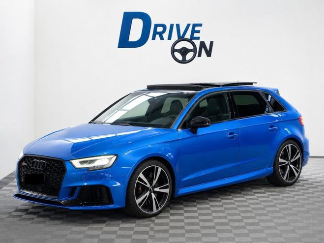 Audi RS3 SportBack Quattro 2.5 TFSI - 400 - BV S- BLEU de 2020