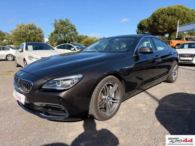 BMW Serie 6 Gran Coupe 640d 313 ch Lounge Plus A Marron de 2015