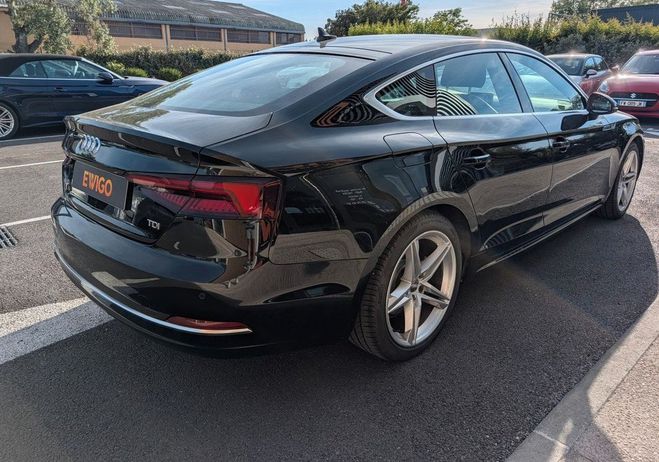 Audi A5 Sportback 2.0 TDI 190CH S-TRONIC CARPLAY Noir de 2018