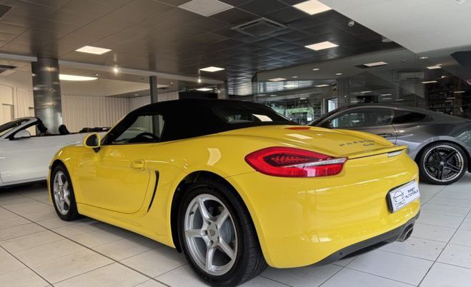 Porsche Boxster 981 2.7L 265CV PDK JAUNE RACING Racing Gelb de 2013