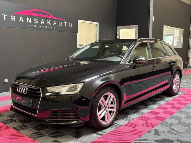 Audi A4 AVANT 2.0 TDI 150 S tronic 7 Design SUIV Noir de 2017