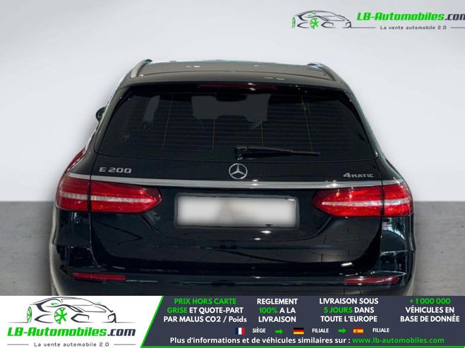 Mercedes Classe E 200 BVA Noir M�tallique de 2018