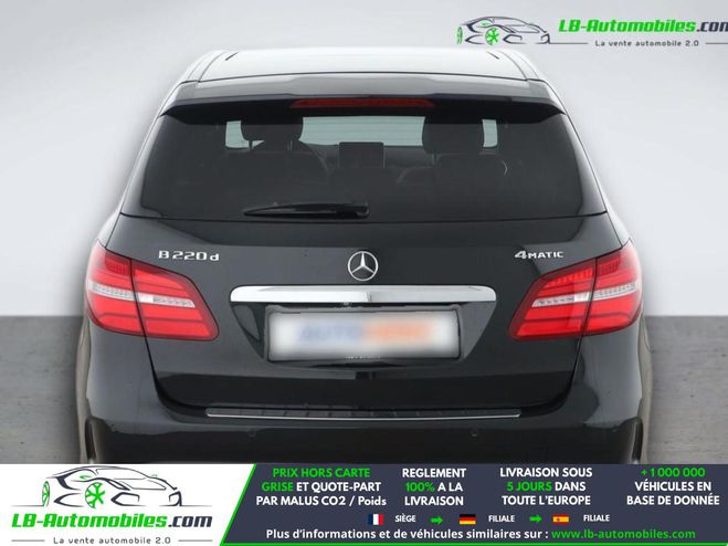 Mercedes Classe B 220 CDI BVA Noir M�tallique de 2015