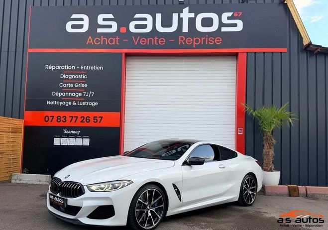 BMW Serie 8 M850i xDrive �530CH 4.4 I V8 BVA �G15 M  Blanc de 2019