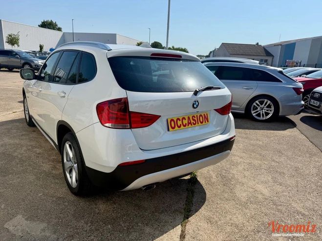 BMW X1 20D 163CV SDRIVE /CUIR /GPS/ REGUL / ENT Blanc de 2012