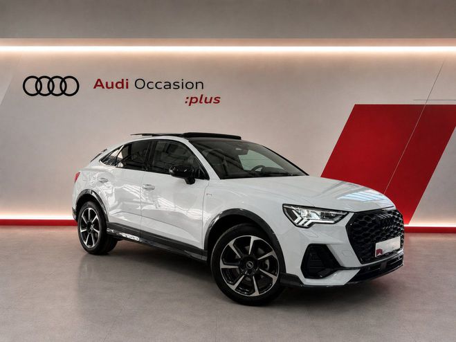 Audi Q3 Sportback 35 TFSI 150 ch S tronic 7 S li Blanc de 2024