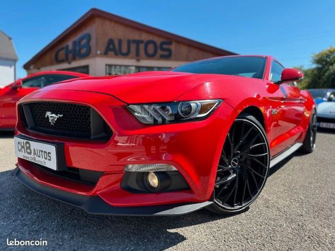 Ford Mustang V8 5.0 FASTBACK ROUGE PACK PREMIUM BOITE Rouge de 2016