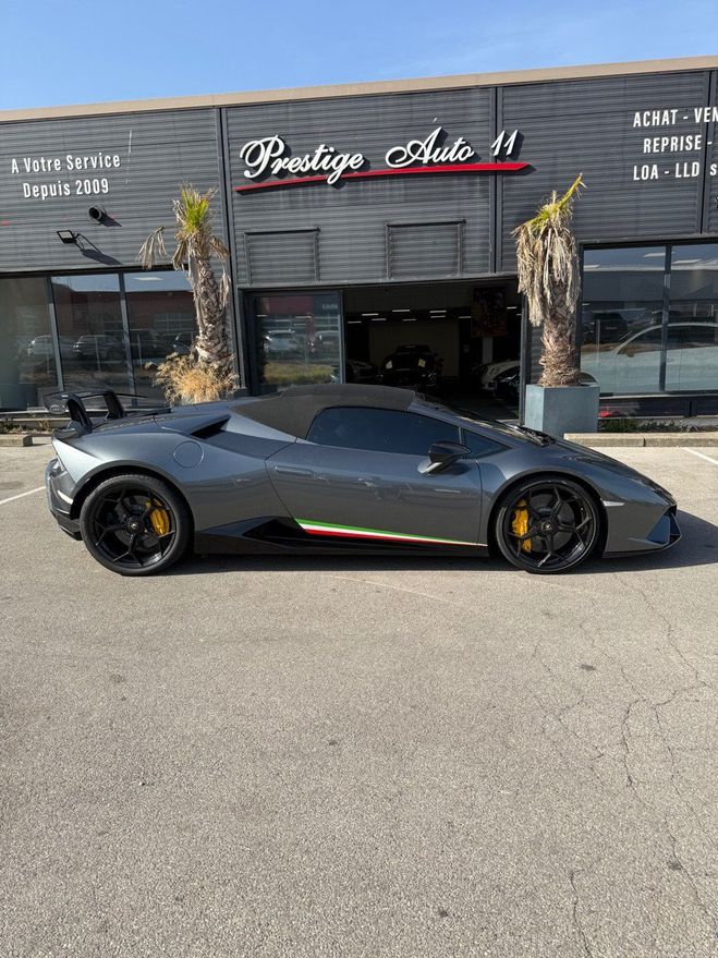 Lamborghini Huracan Spyder LP 640-4 Perfomante Full Entretie Gris de 2019