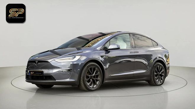 Tesla Model X Plaid AWD * 6 Places * Batterie 100 kWh  Gris de 2022
