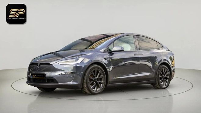 Tesla Model X Plaid AWD * 6 Places * Batterie 100 kWh  Gris de 2022