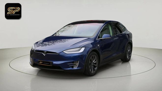 Tesla Model X 100D * 6 Places * Batterie 100 kWh * SOH Bleu de 2018