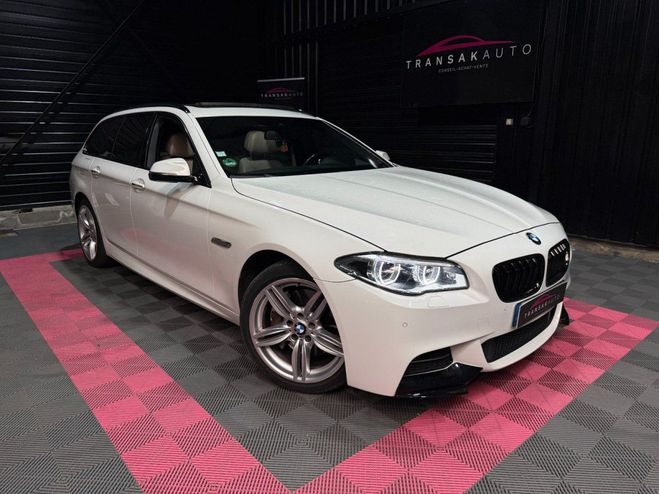 BMW Serie 5 TOURING F11 LCI 530d xDrive 258 ch M Spo Blanc de 2016