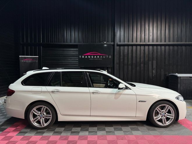 BMW Serie 5 TOURING F11 LCI 530d xDrive 258 ch M Spo Blanc de 2016