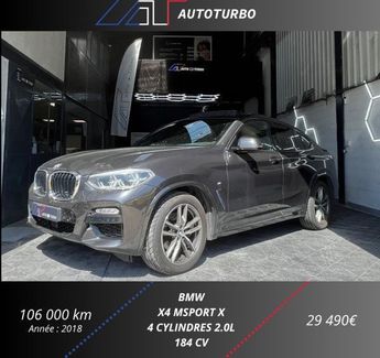  Voir d&eacute;tails -BMW X4 (G02) XDRIVE20I 184CH M SPORT X EURO6D-T &agrave;  Le Pont-de-Claix (38)
