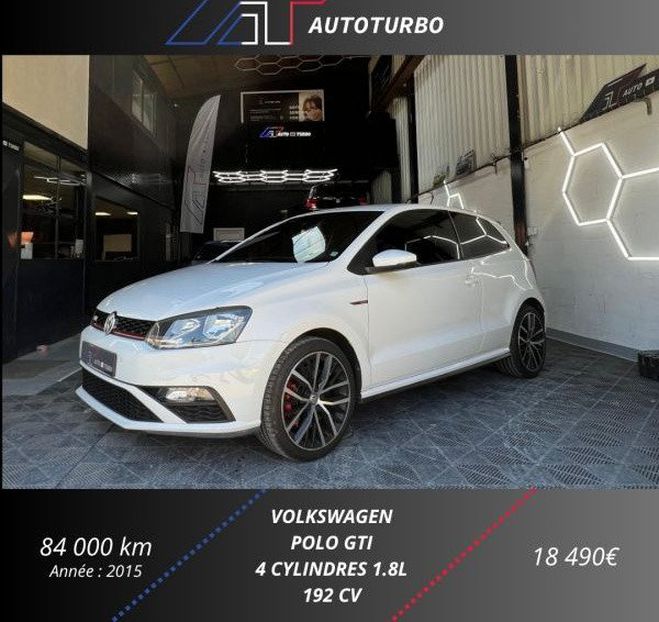 Volkswagen Polo 1.8 TSI 192CH BLUEMOTION TECHNOLOGY GTI  Blanc de 2015