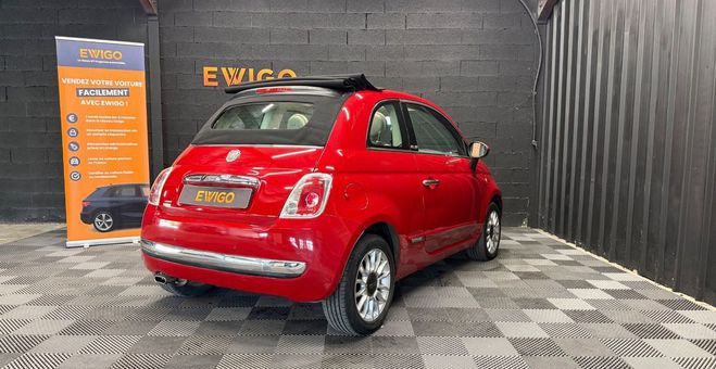 Fiat 500 1.2 500C 70 LOUNGE CABRIOLEt Rouge de 2010